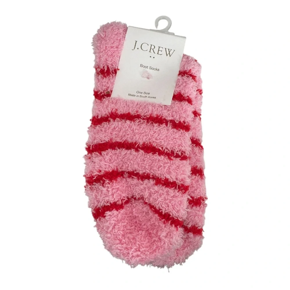 J. Crew Striped Cozy Boot Socks